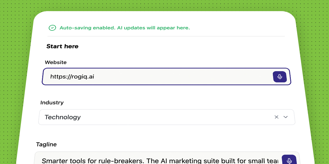 Brand IQ — Drop in Your URL